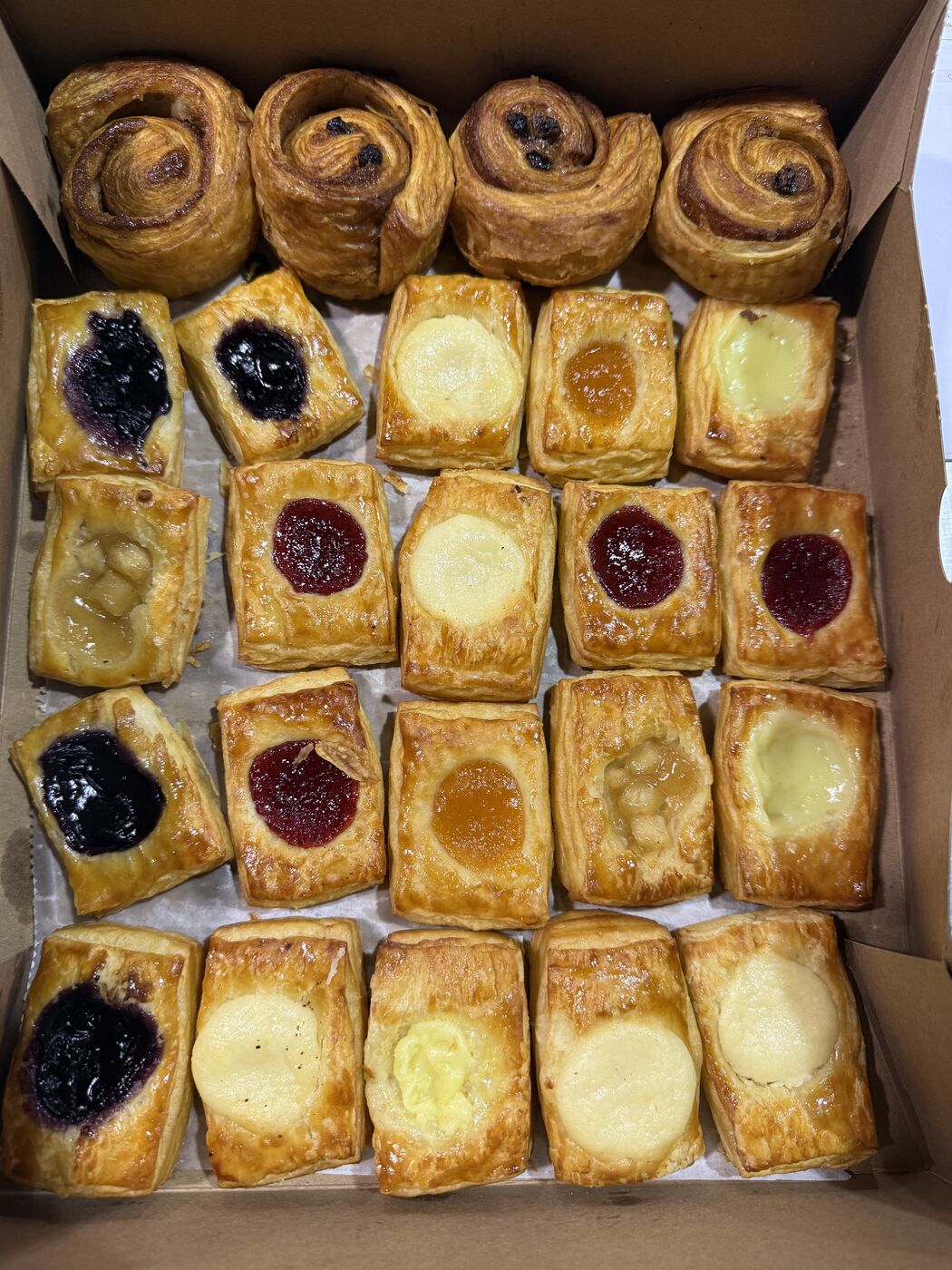 Assorted danish